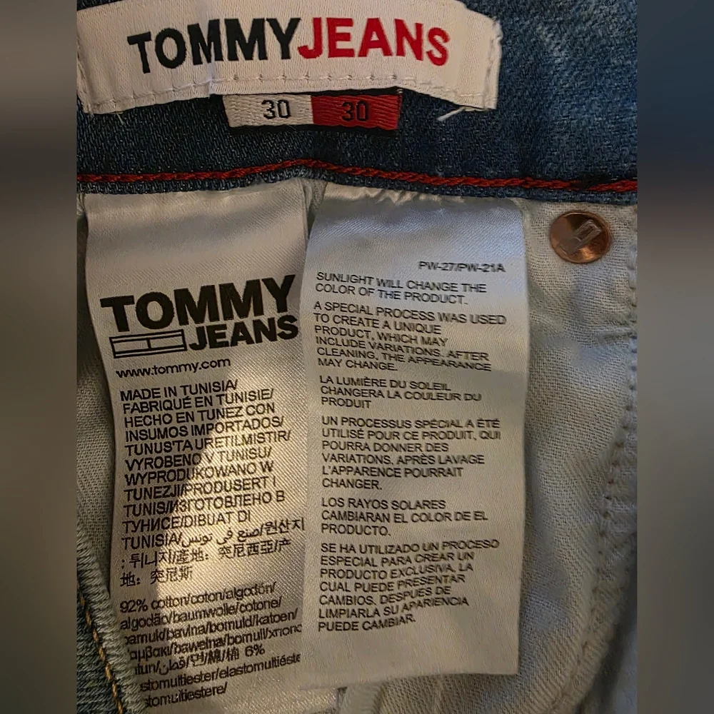 Tommy Hilfiger Nora Mid Rise Skinny Ankle Jeans Blue EUC Sz 30 EUC